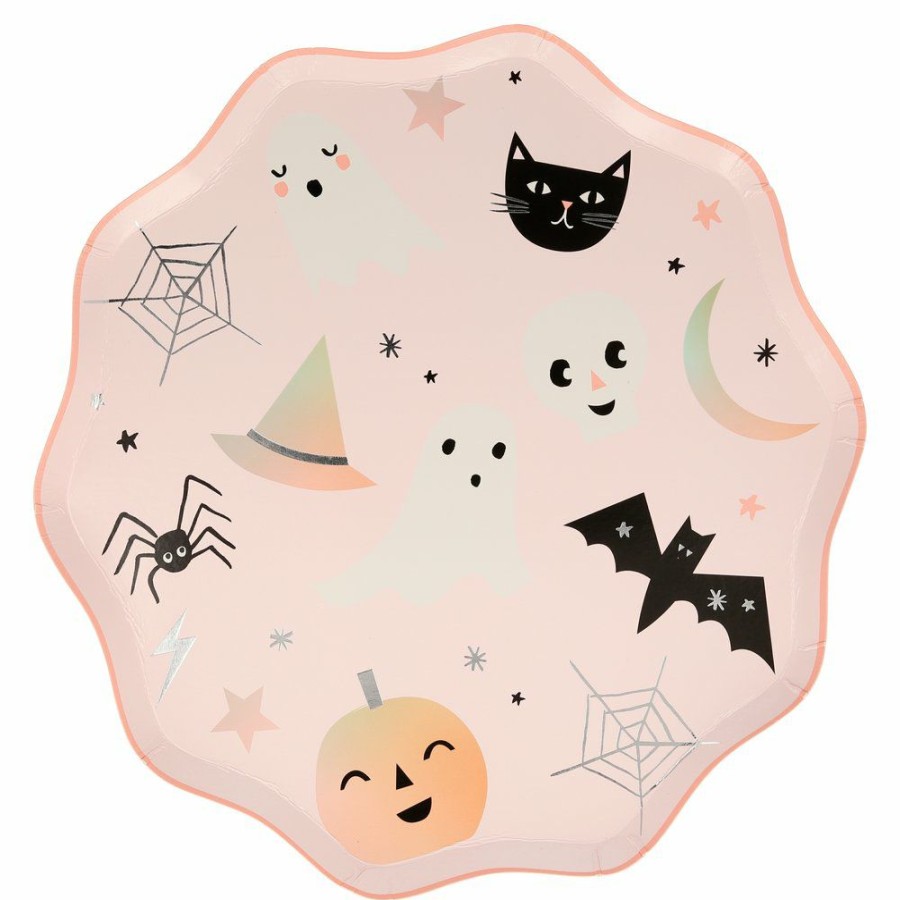 Halloween * | Meri Meri Party Pastel Halloween Large Plates