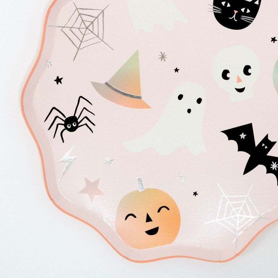 Halloween * | Meri Meri Party Pastel Halloween Large Plates