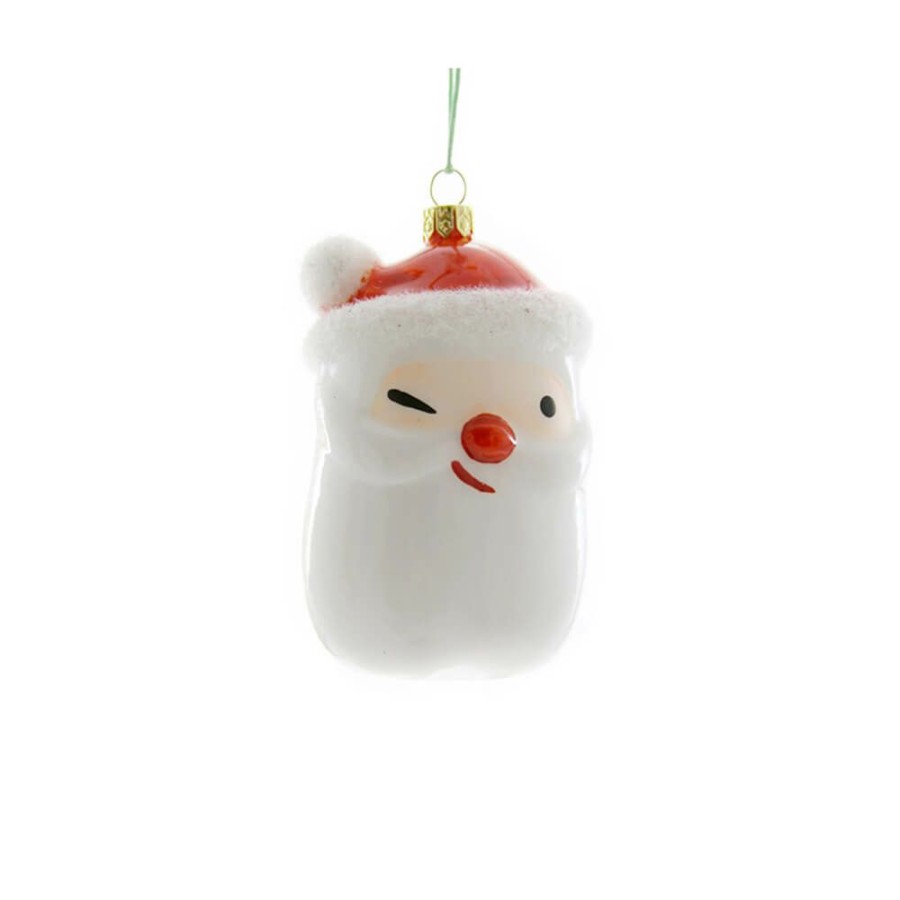 Christmas * | Cody Foster & Co. Wink And Nod Santa Ornament 3.75