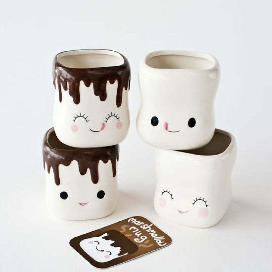 Christmas * | One Hundred 80 Degrees Marshmallow Mugs (Set Of 4) Christmas