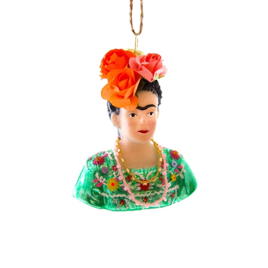 Christmas * | Cody Foster & Co. Christmas Preorder: Frida Kahlo In Green Blouse Ornament, 3