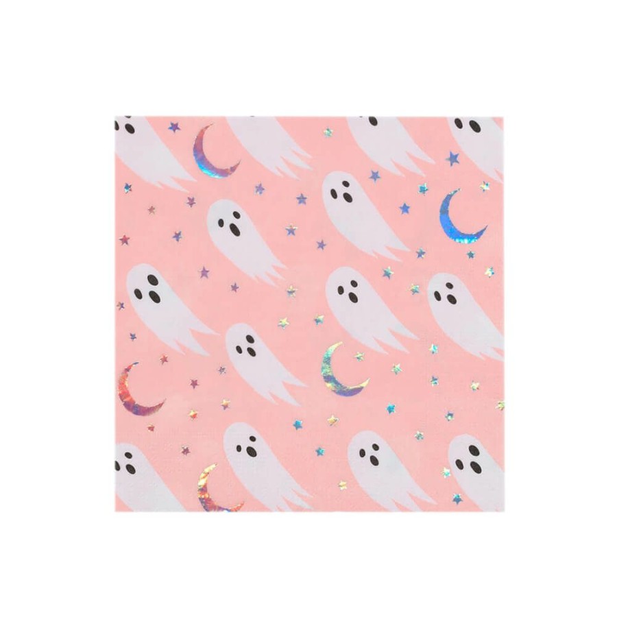 Halloween * | Daydream Society Spooked Halloween Ghost Napkins Party