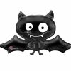 Halloween * | Burton + Burton Party Supershape Black Bat Foil Balloon 41