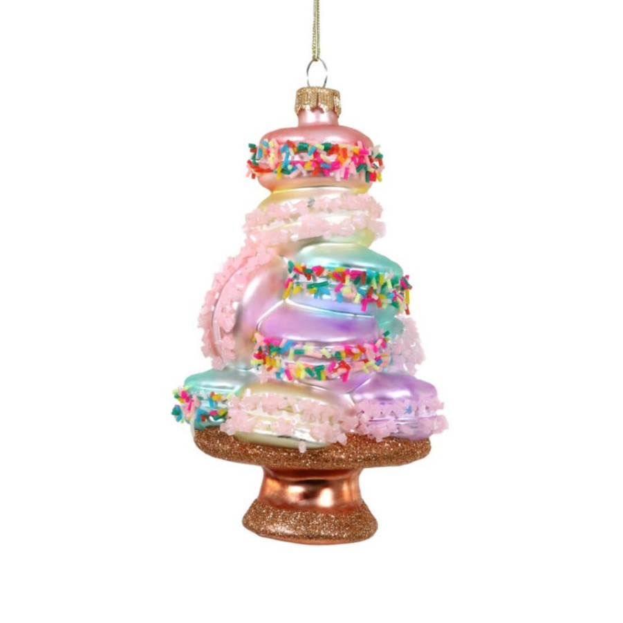 Christmas * | Cody Foster & Co. Preorder: Plated Macarons Ornament 6.25 Christmas