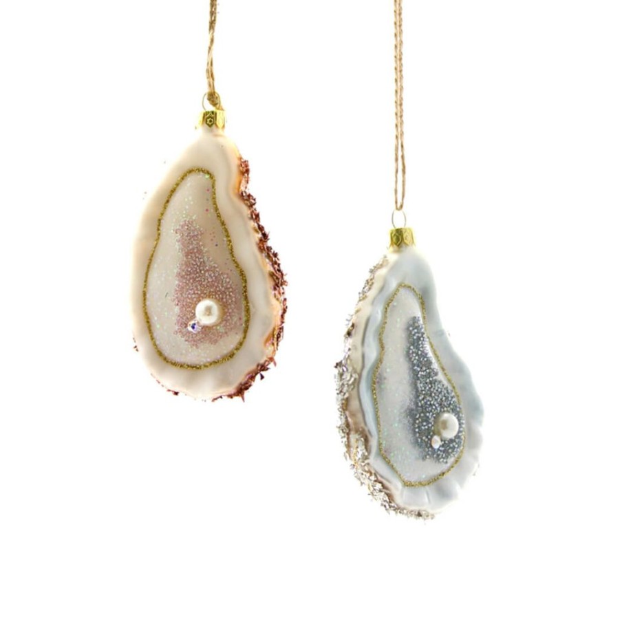 Christmas * | Cody Foster & Co. Oyster W/ Pearl Ornament 4 Christmas