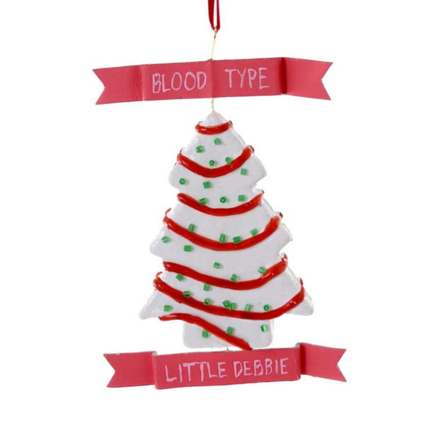 Christmas * | Cody Foster & Co. Preorder: Christmas Tree Cake "Blood Type" Ornament 5