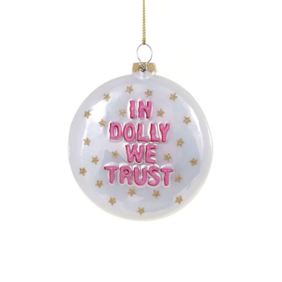 Christmas * | Cody Foster & Co. Preorder: In Dolly We Trust Ornament 4.5