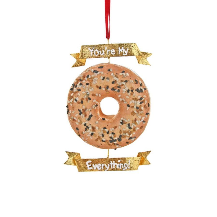 Christmas * | Cody Foster & Co. You'Re My Everything Bagel Ornament 4.5 Christmas