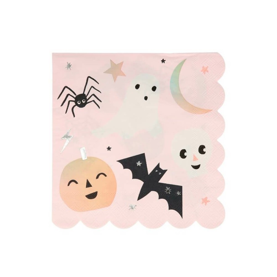 Halloween * | Meri Meri Party Pastel Halloween Large Napkins