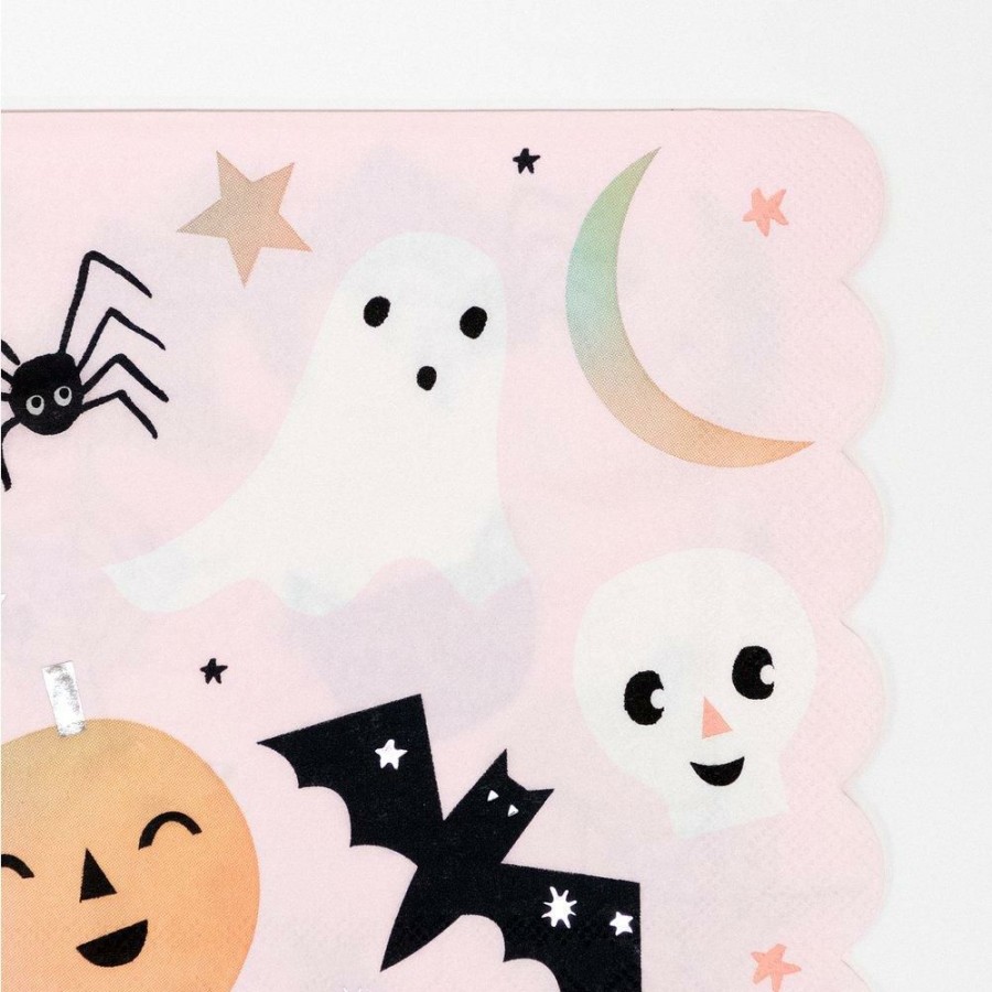 Halloween * | Meri Meri Party Pastel Halloween Large Napkins