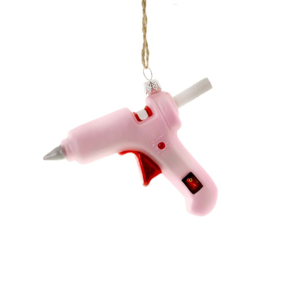 Christmas * | Cody Foster & Co. Pink Glue Gun Ornament 4.25 Christmas