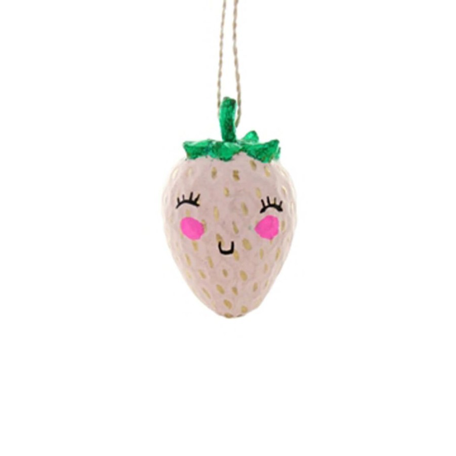 Christmas * | Cody Foster & Co. Jolly Strawberry Ornament 2.75