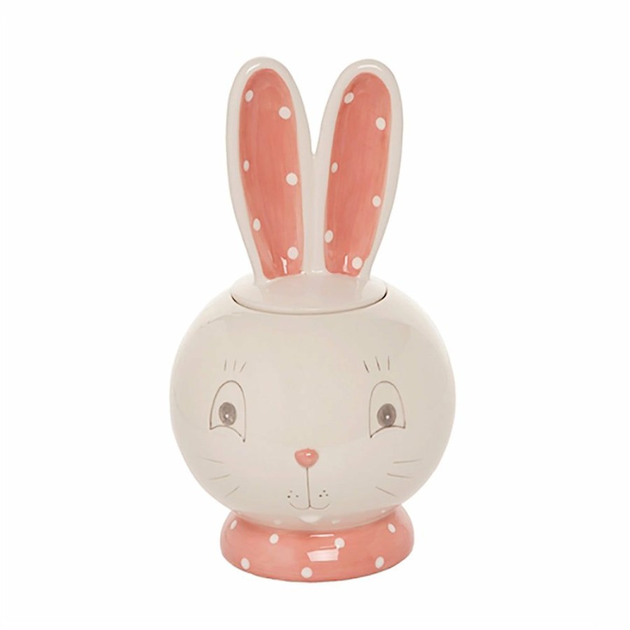 Easter * | Transpac Imports Johanna Parker Easter Bunny Ears Cookie Jar