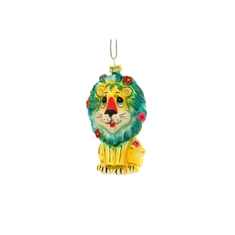 Christmas * | Cody Foster & Co. Retro Lion Ornament