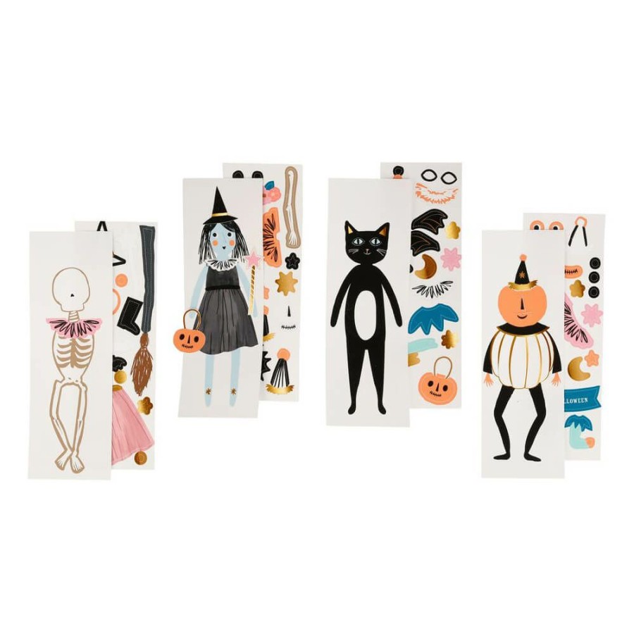 Halloween * | Meri Meri Party Vintage Halloween Character Crackers