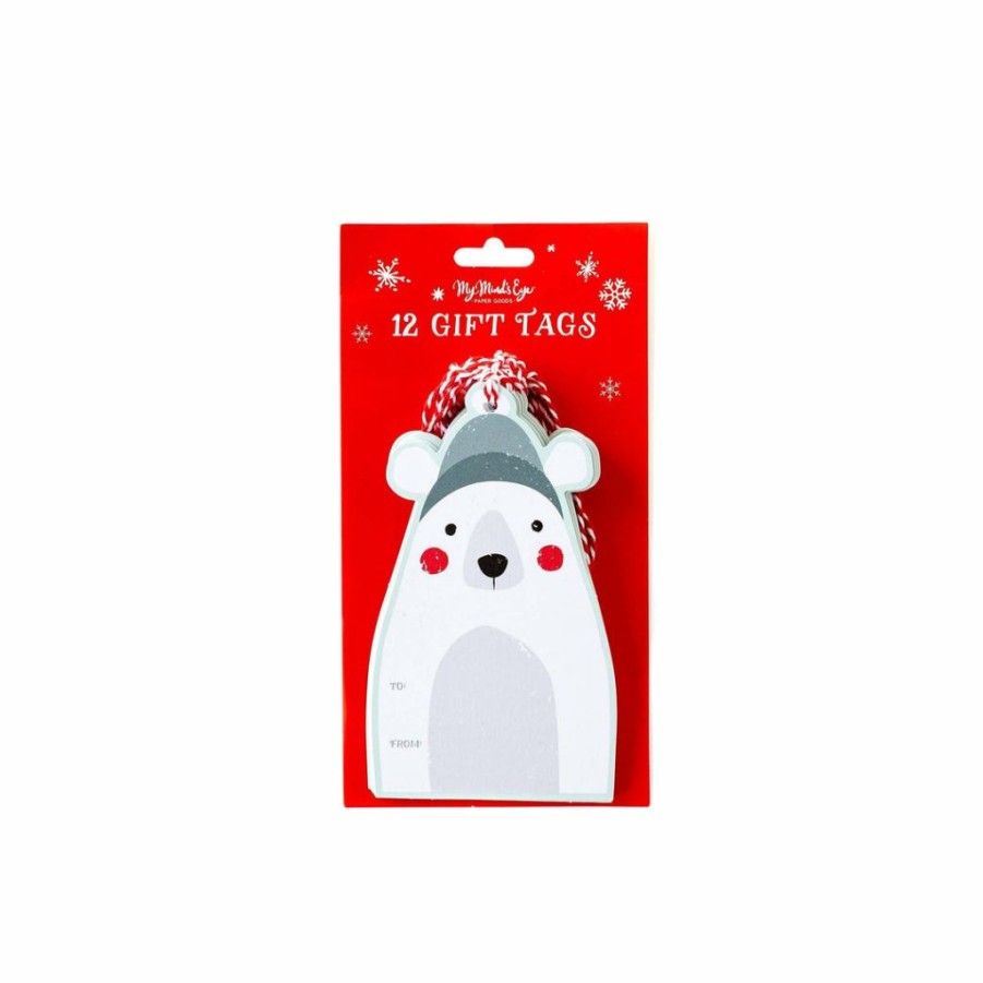 Christmas * | My Mind'S Eye Polar Bear Gift Tags