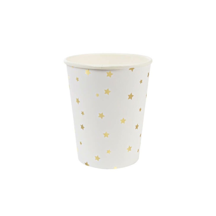 Christmas * | Meri Meri Party Gold Star Confetti Cups