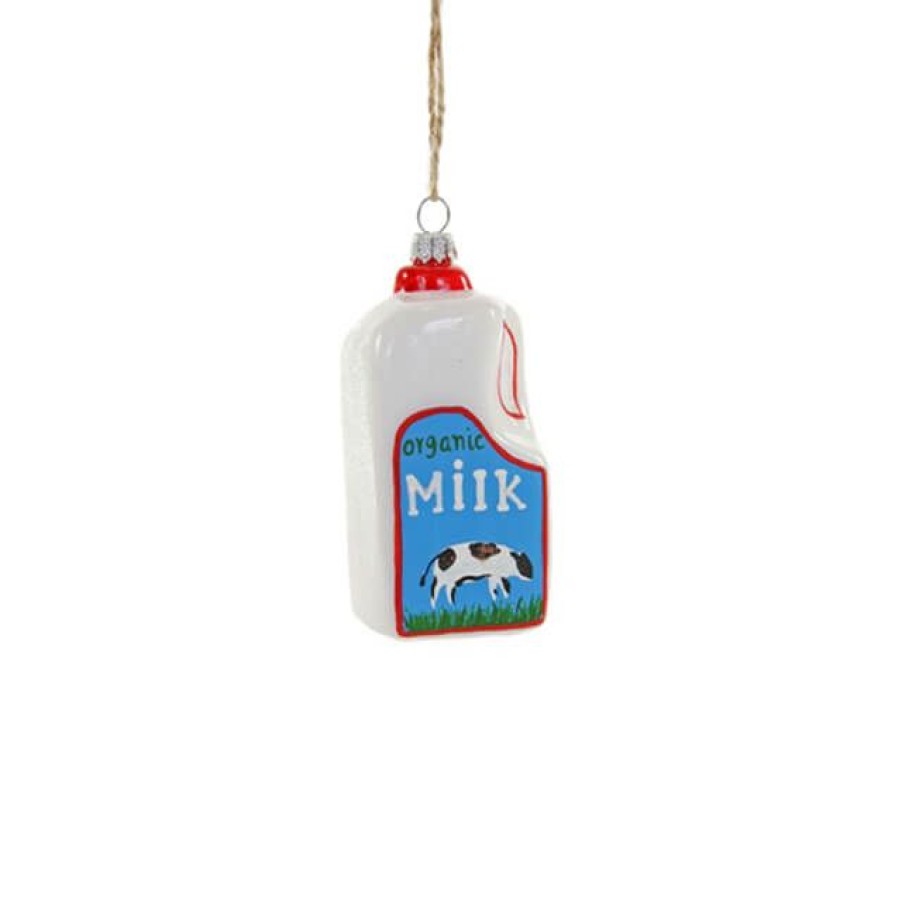 Christmas * | Cody Foster & Co. Christmas Milk Bottle Ornament 3.75