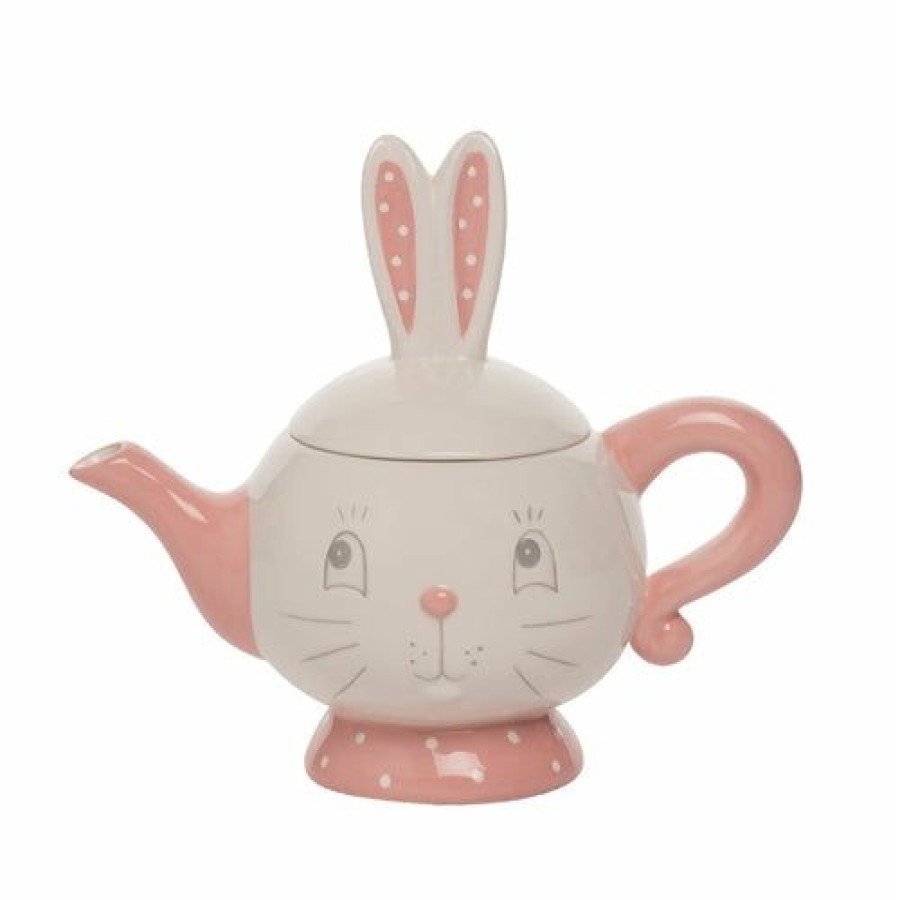 Easter * | Transpac Imports Johanna Parker Easter Dottie Tea Pot