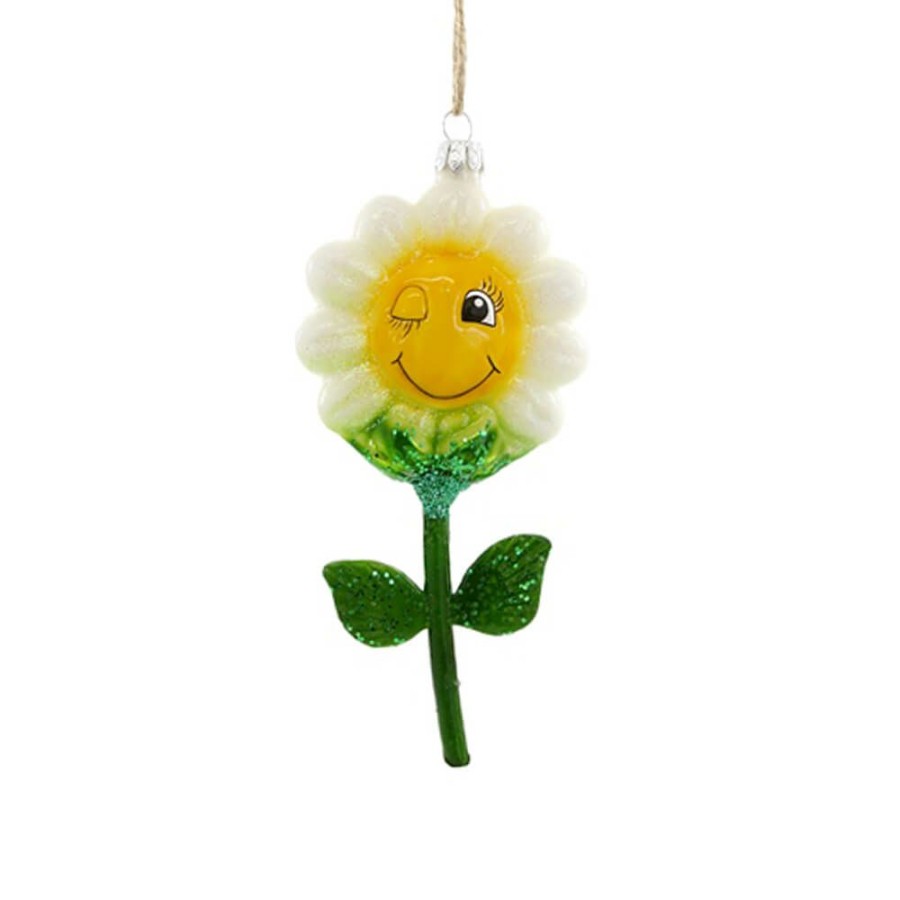 Christmas * | Cody Foster & Co. Winking Daisy Ornament 6 Christmas