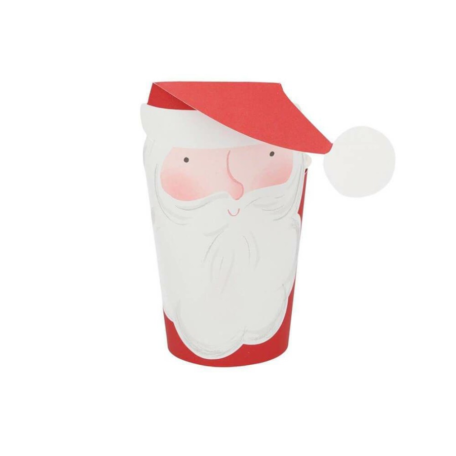 Christmas * | Meri Meri Party Jolly Santa Cups