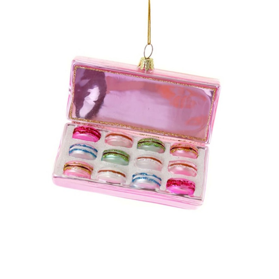 Christmas * | Cody Foster & Co. Pink Box Of Macarons Ornament 4