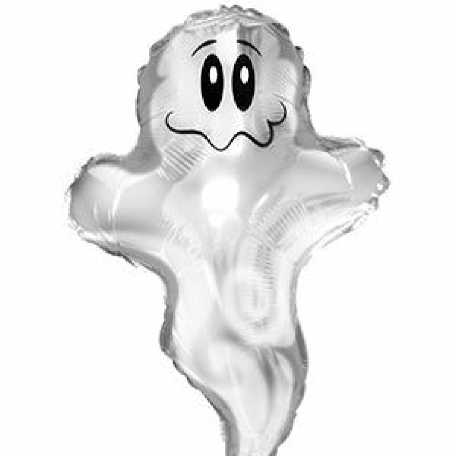 Halloween * | Burton + Burton Party Flying Ghost Halloween Foil Balloon 24