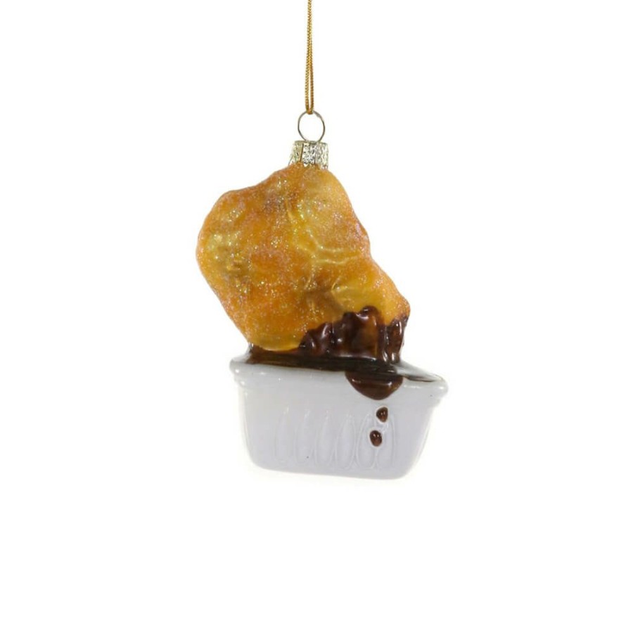 Christmas * | Cody Foster & Co. Christmas Preorder: Chicken Nugget W/ Bbq Dipping Sauce Ornament 3.5