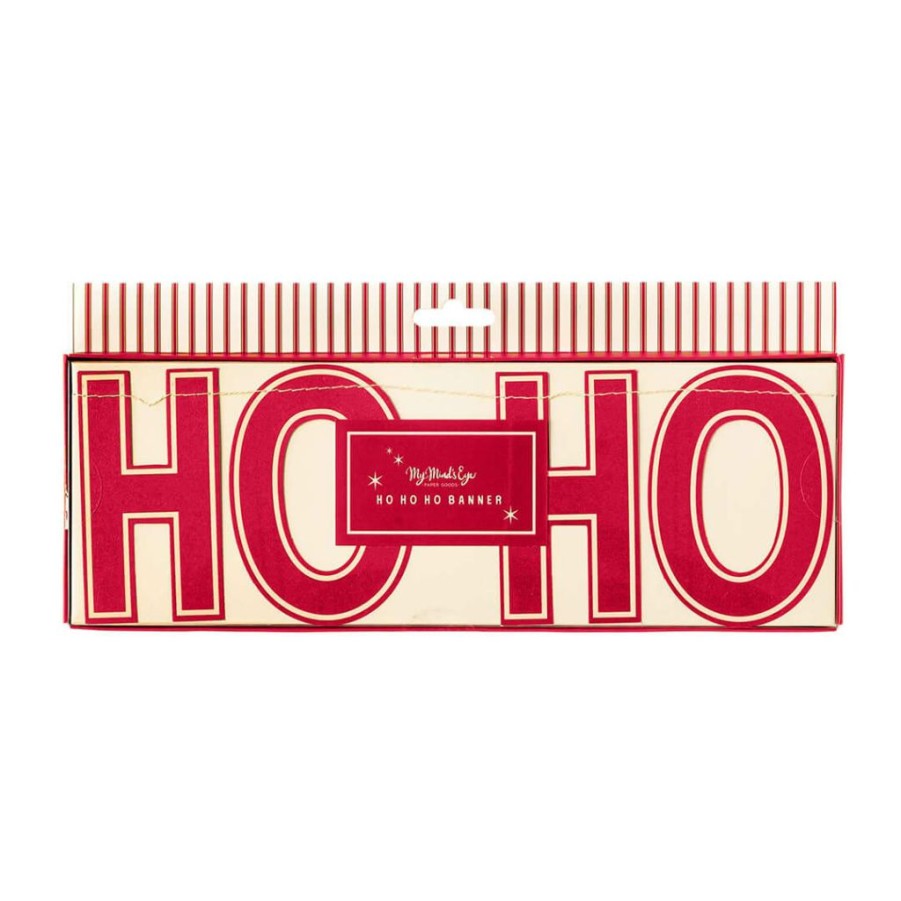 Christmas * | My Mind'S Eye Believe Collection "Ho Ho Ho" Holiday Banner Party