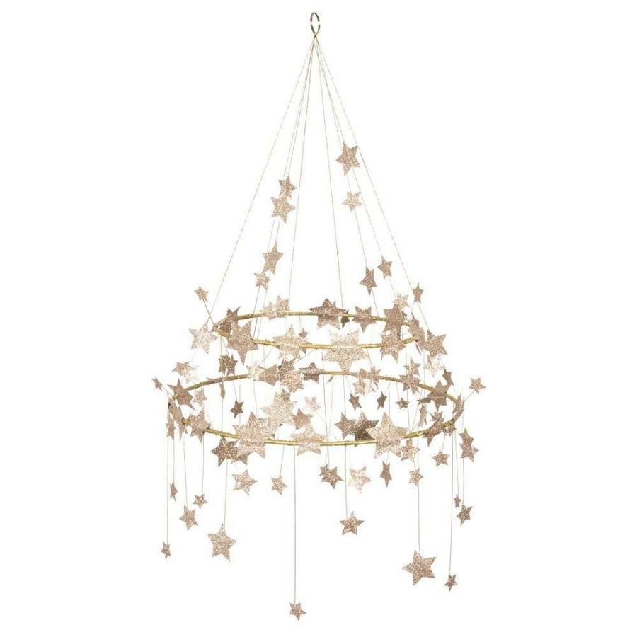 Christmas * | Meri Meri Party Gold Sparkle Chandelier