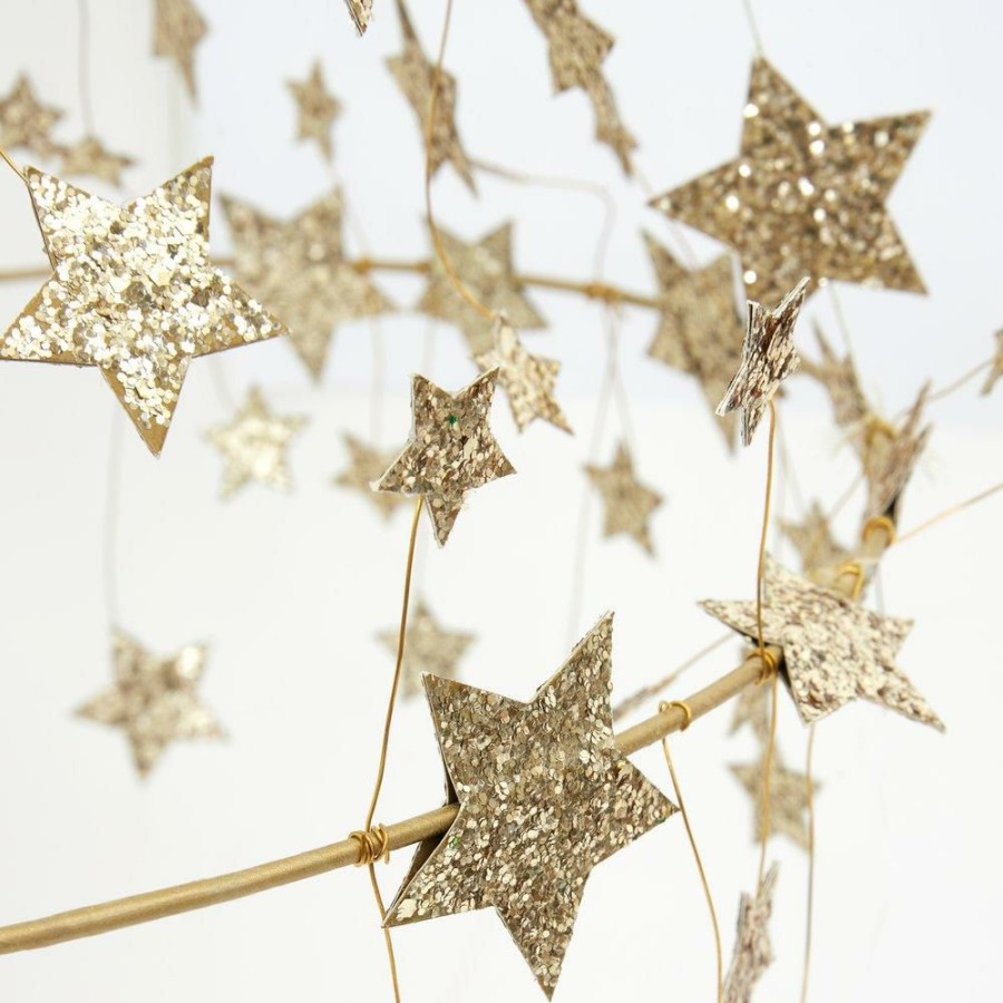 Christmas * | Meri Meri Party Gold Sparkle Chandelier