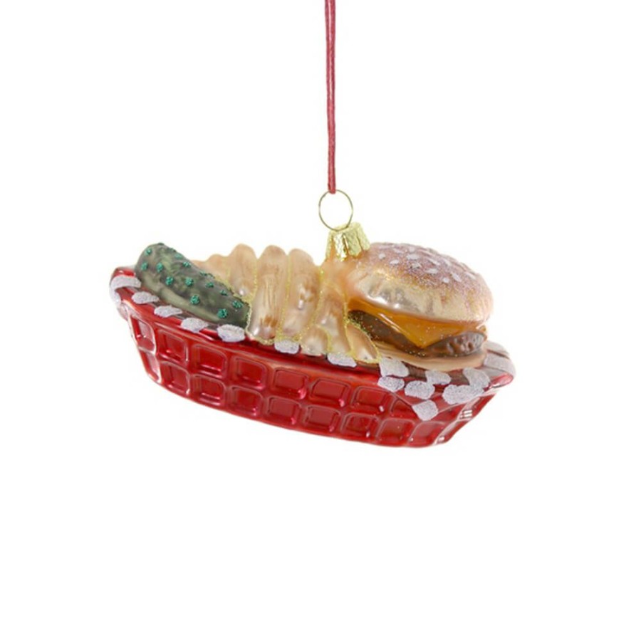 Christmas * | Cody Foster & Co. Christmas Burger Basket Ornament 4.25