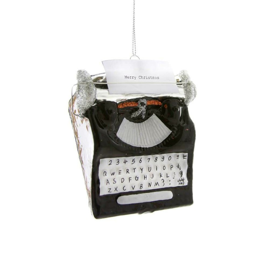 Christmas * | Cody Foster & Co. Holiday Greetings Typewriter Ornament 3.5