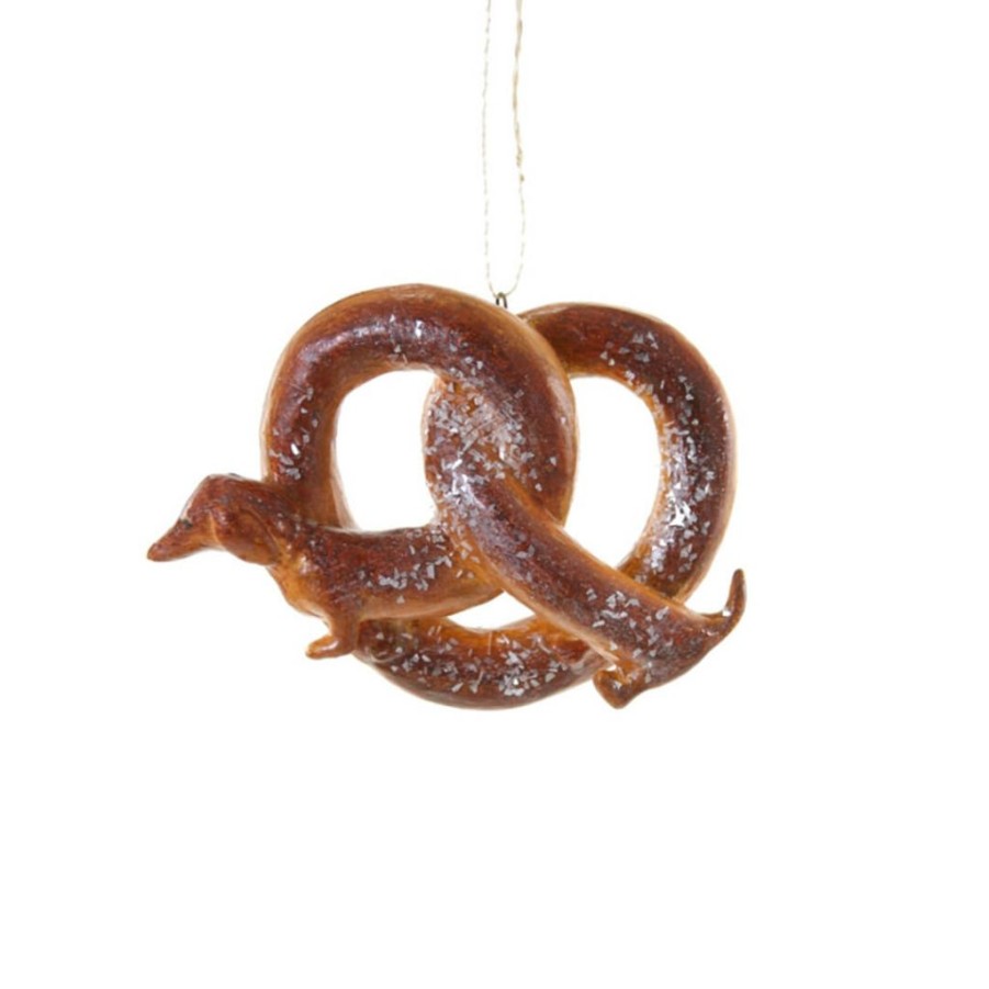 Christmas * | Cody Foster & Co. Christmas Preorder: Pretzel Dachshund Ornament 4