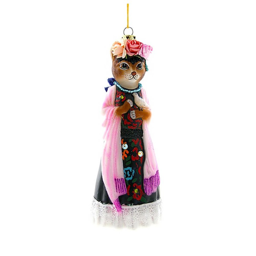 Christmas * | Cody Foster & Co. Frida Catlo Ornament 6.5 Christmas