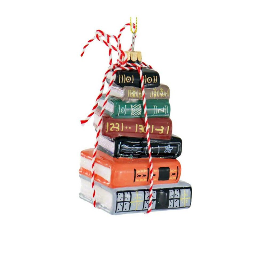 Christmas * | Cody Foster & Co. Preorder: Stacked Tomes Traditional Ornament 3.5 Christmas