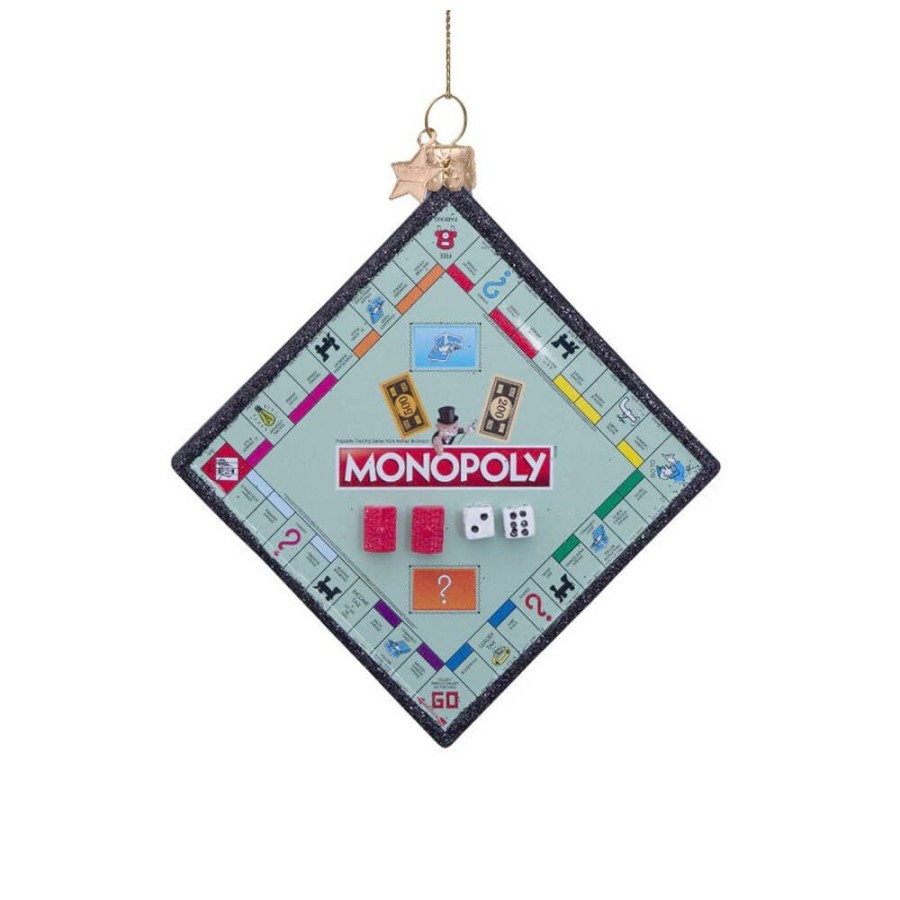 Christmas * | Vondels Monopoly Playing Board Ornament