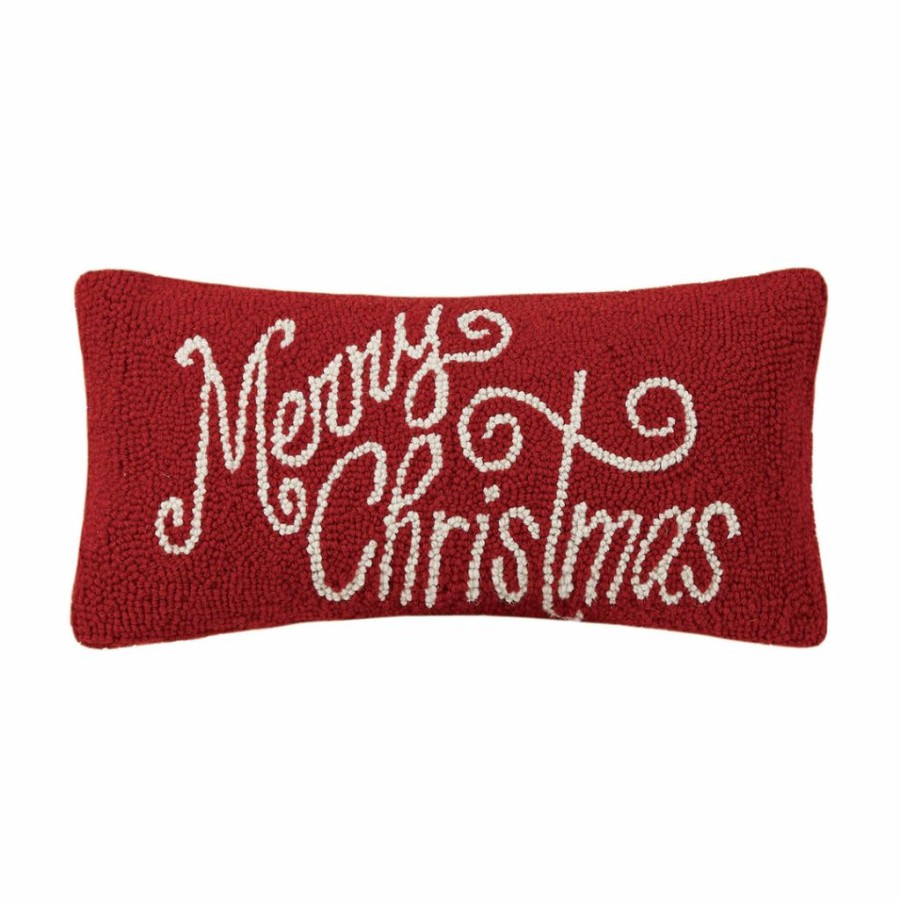 Christmas * | Peking Handicraft Merry Christmas Hook Pillow Party