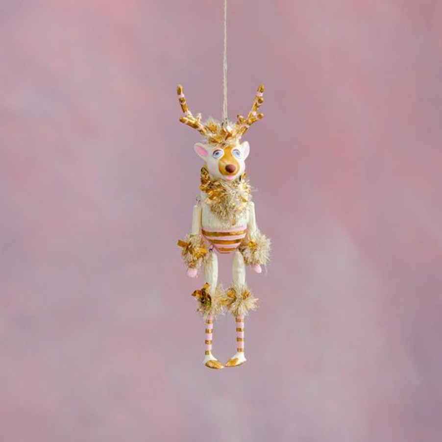 Christmas * | Christmas Glitterville Studios La Renne The Reindeer Holiday Ornament 7.5