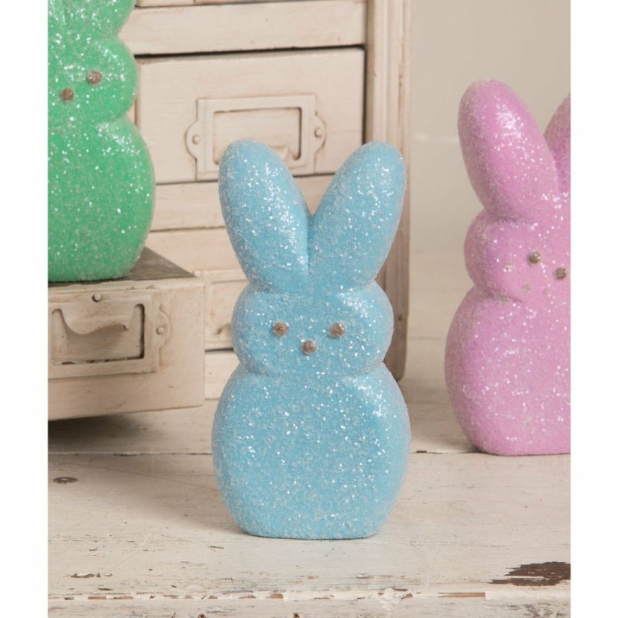 Easter * | Bethany Lowe Easter Peeps 6 Blue Bunny Figure