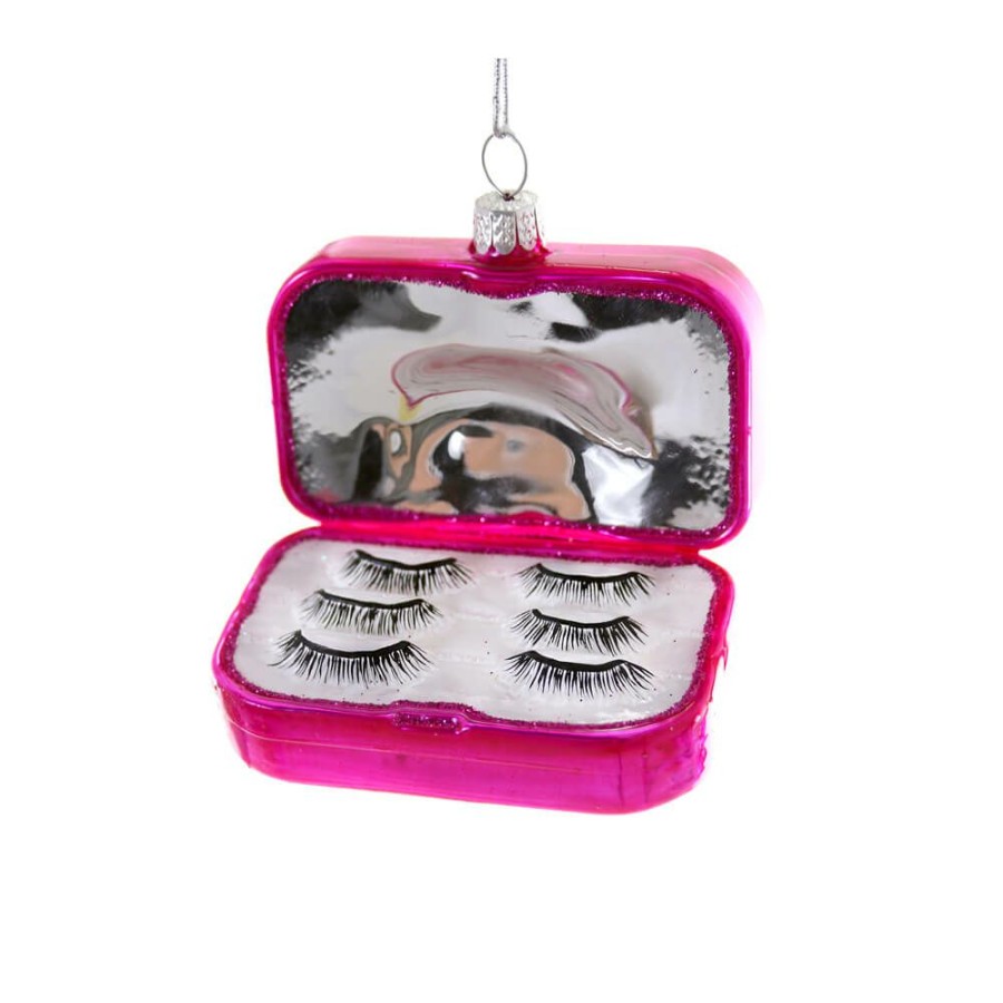 Christmas * | Cody Foster & Co. Christmas Fake Eyelashes Set Ornament 3.5