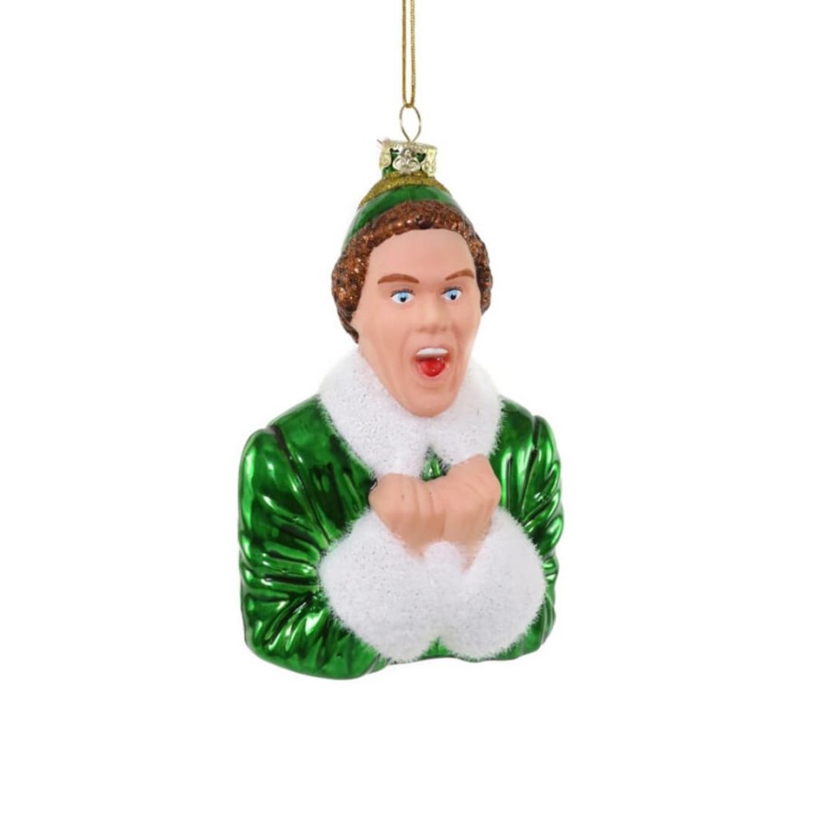 Christmas * | Cody Foster & Co. Christmas Preorder: Buddy The Elf "Santa'S Here" Ornament 4.75