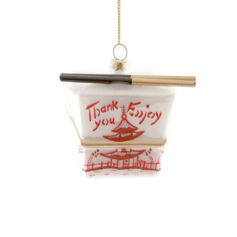 Christmas * | Cody Foster & Co. Christmas Chinese Food Take-Out Box Ornament 3.75