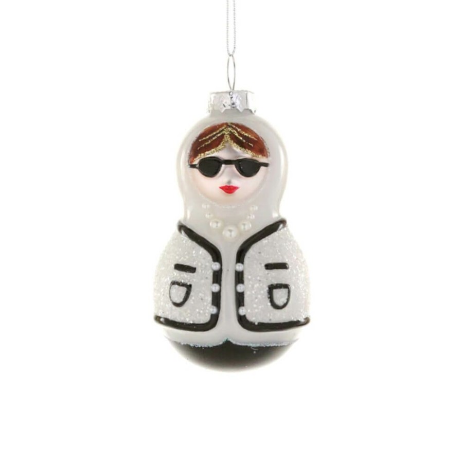 Christmas * | Cody Foster & Co. Preorder: Chic Babushka Ornament 4.25