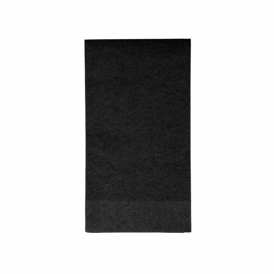 Halloween * | Party Black Dinner Napkins