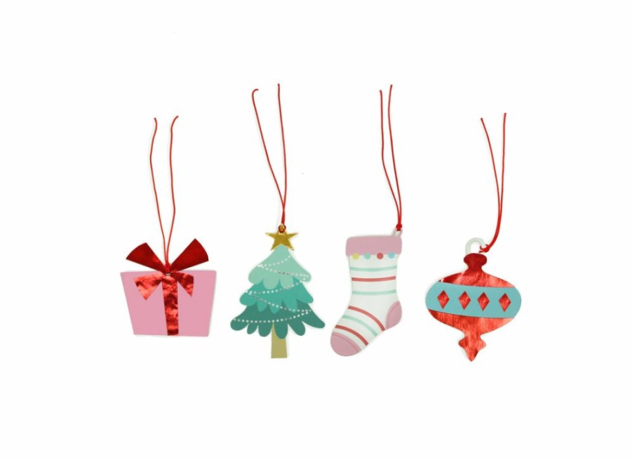 Christmas * | Merrilulu Cards + Gift Wrap Holly Jolly Christmas Gift Tags