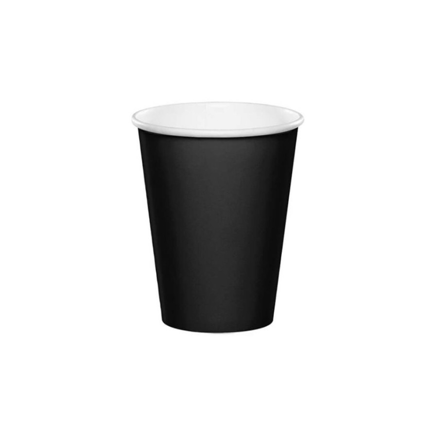 Halloween * | Black Paper Cups (24Ct) Party