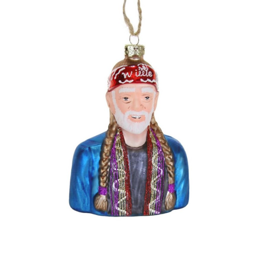 Christmas * | Cody Foster & Co. Christmas Preorder: Willie Nelson Ornament 4.75