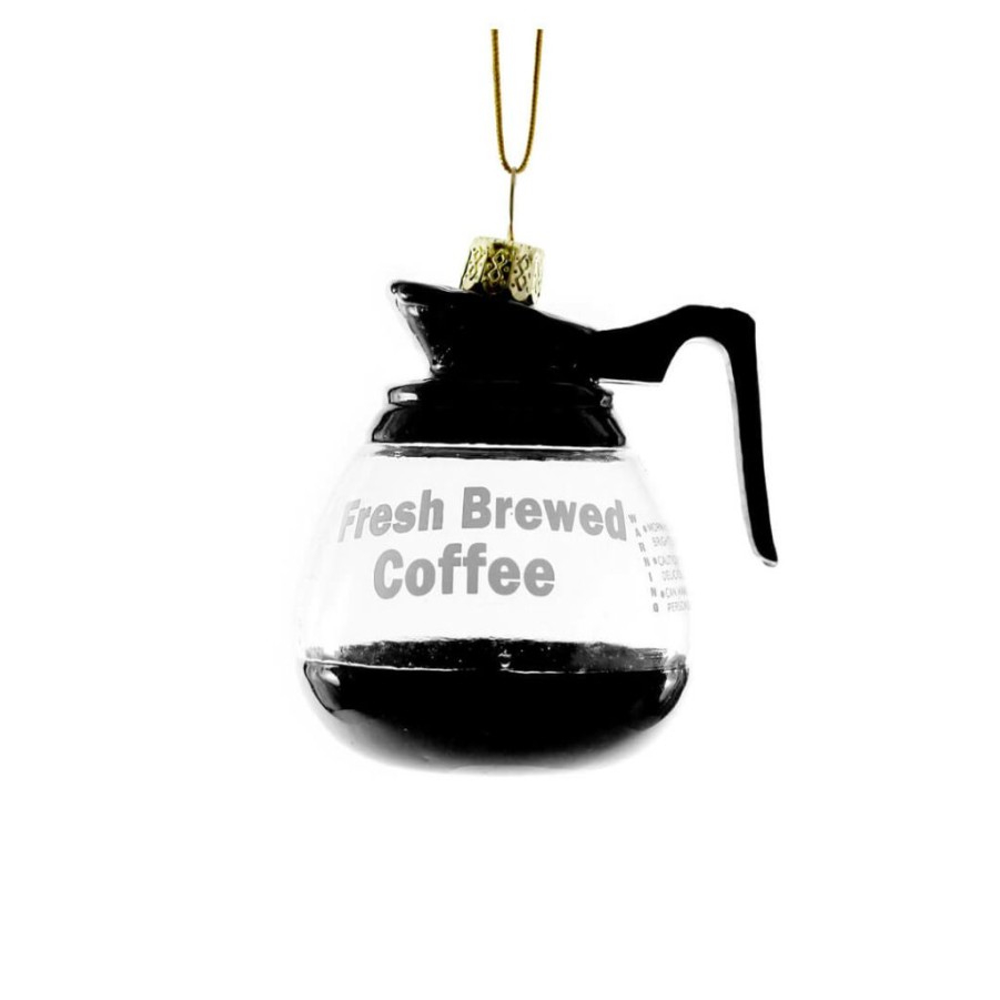 Christmas * | Cody Foster & Co. Christmas Diner Coffee Pot Ornament 3.25