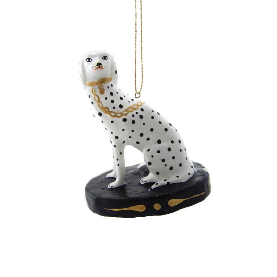 Christmas * | Cody Foster & Co. Preorder: Spotted Dalmatian W/ Navy Base Ornament 4 Christmas